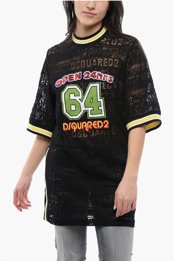Dsquared2 64 Lacey T-shirt Dress