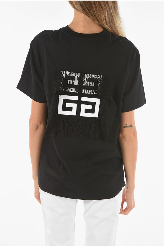 Tシャツ・カットソー GIVENCHY Logo patch t-shirt T-shirt in cotton with GIVENCHY patch in - black | Givenchy ES