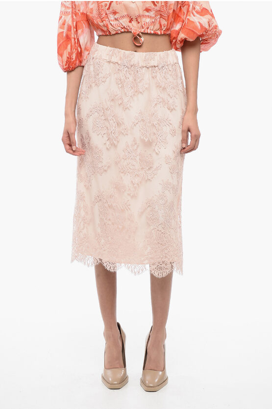 Gucci Lace Skirt With Petticoat