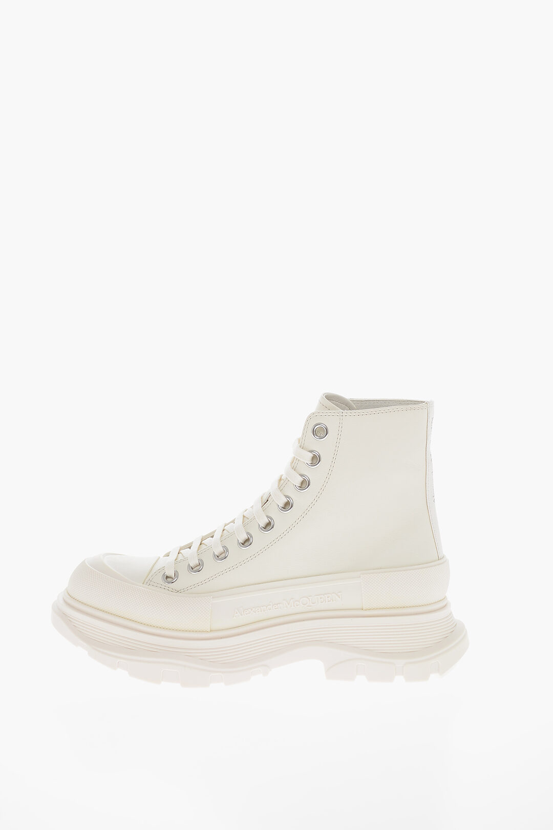 Alexander McQueen Lace-up BOXER DOG Leather Sneakers women