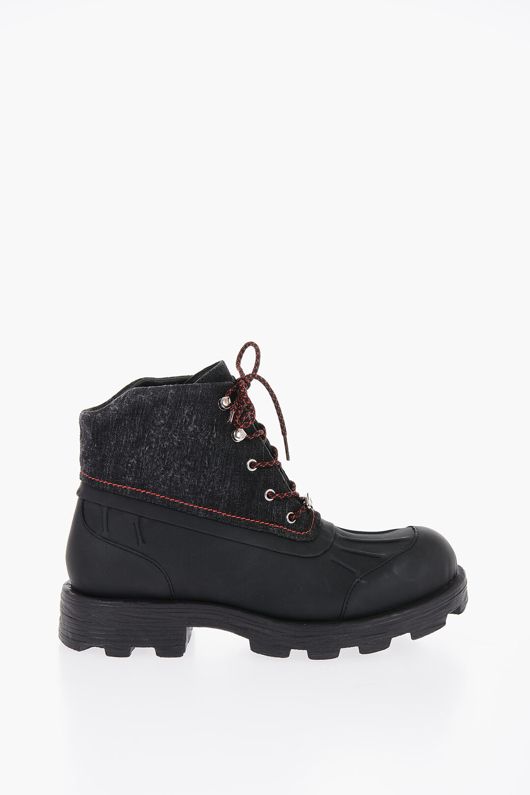 Diesel Lace Up D HAMMER ABT Ankle Boots with Denim Detail men Glamood Outlet