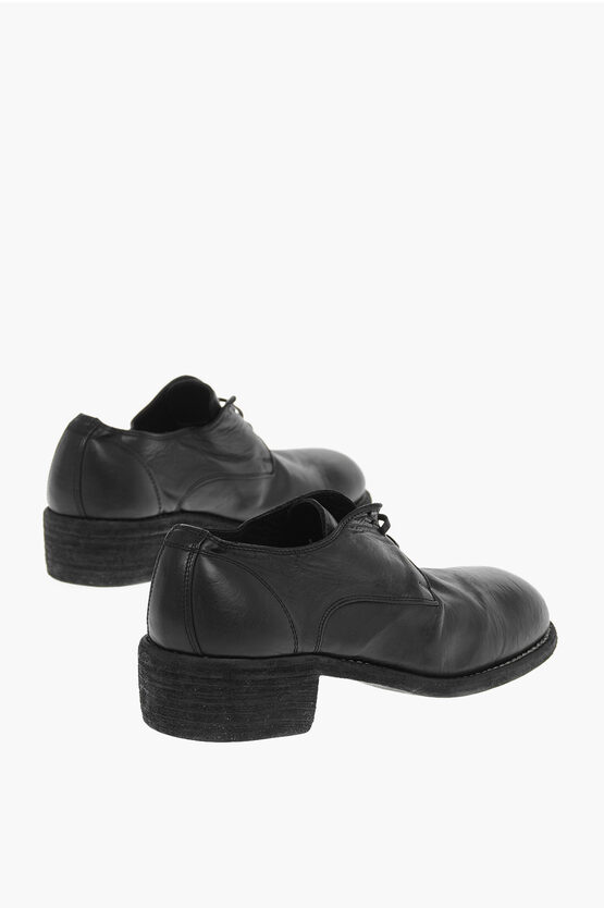 Guidi Laceup Horse Leather Derby Shoes 4cm women Glamood Outlet