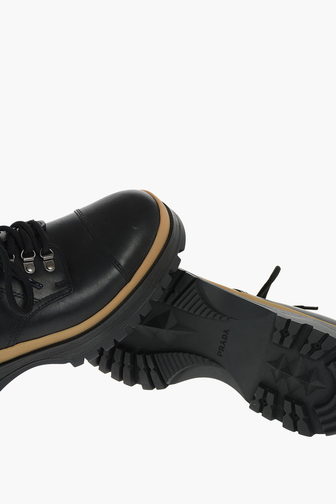 prada lace up derby shoes