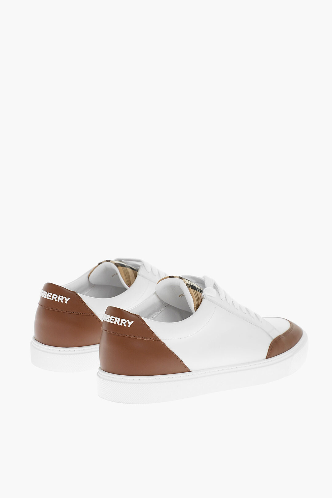 Burberry leather sneakers best sale