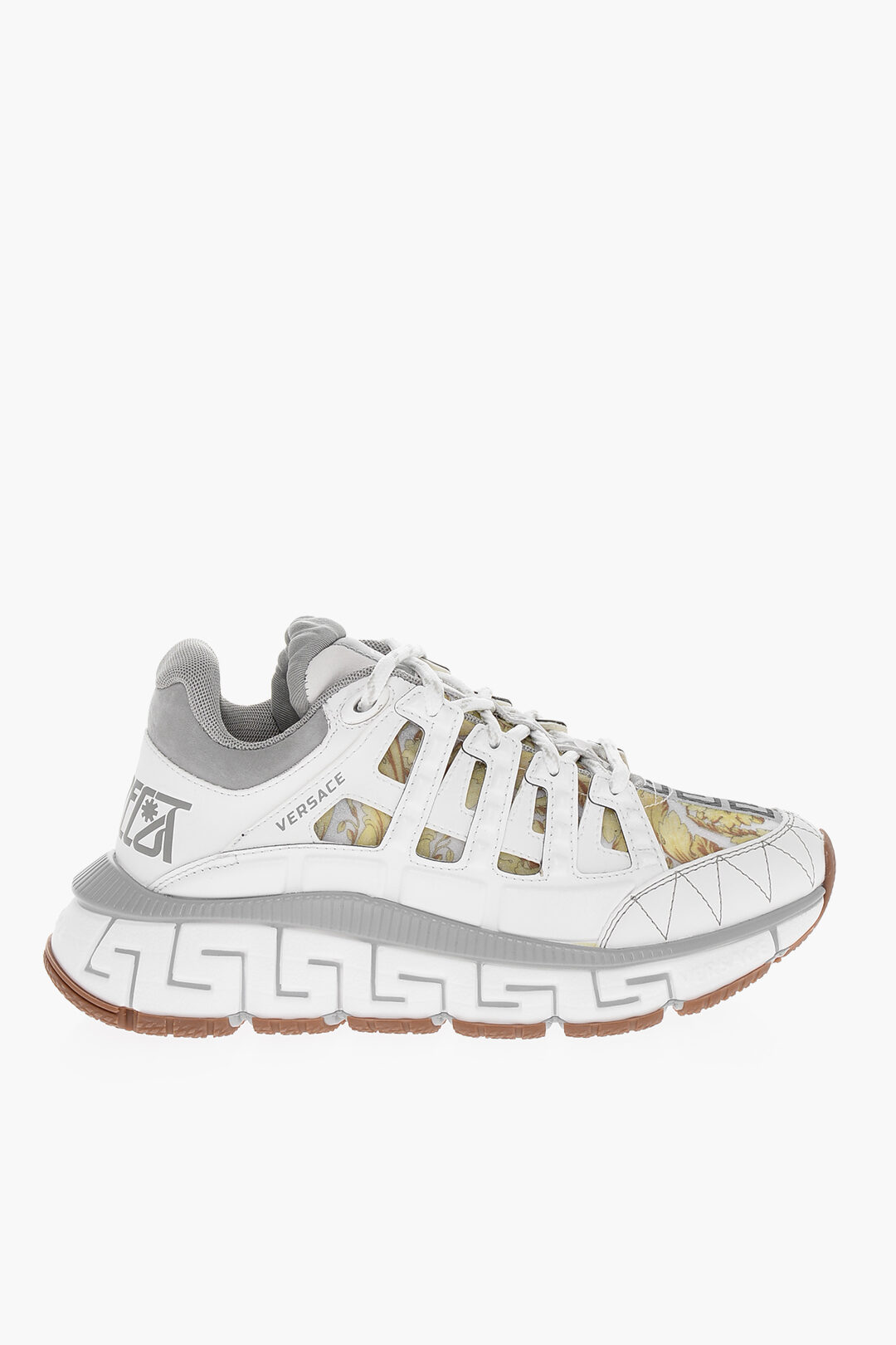 ミユページ Versace Lace-up MEDUSA Sneakers with Baroque Motif women