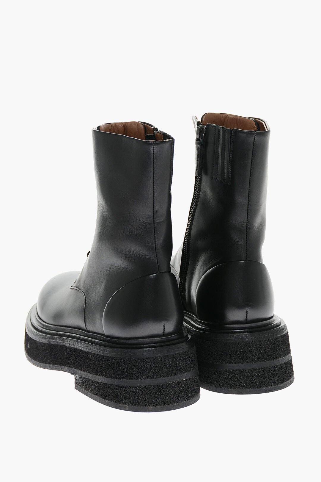 Marsell Lace-up ZUCCONE Combat Booties with Inner Zip women