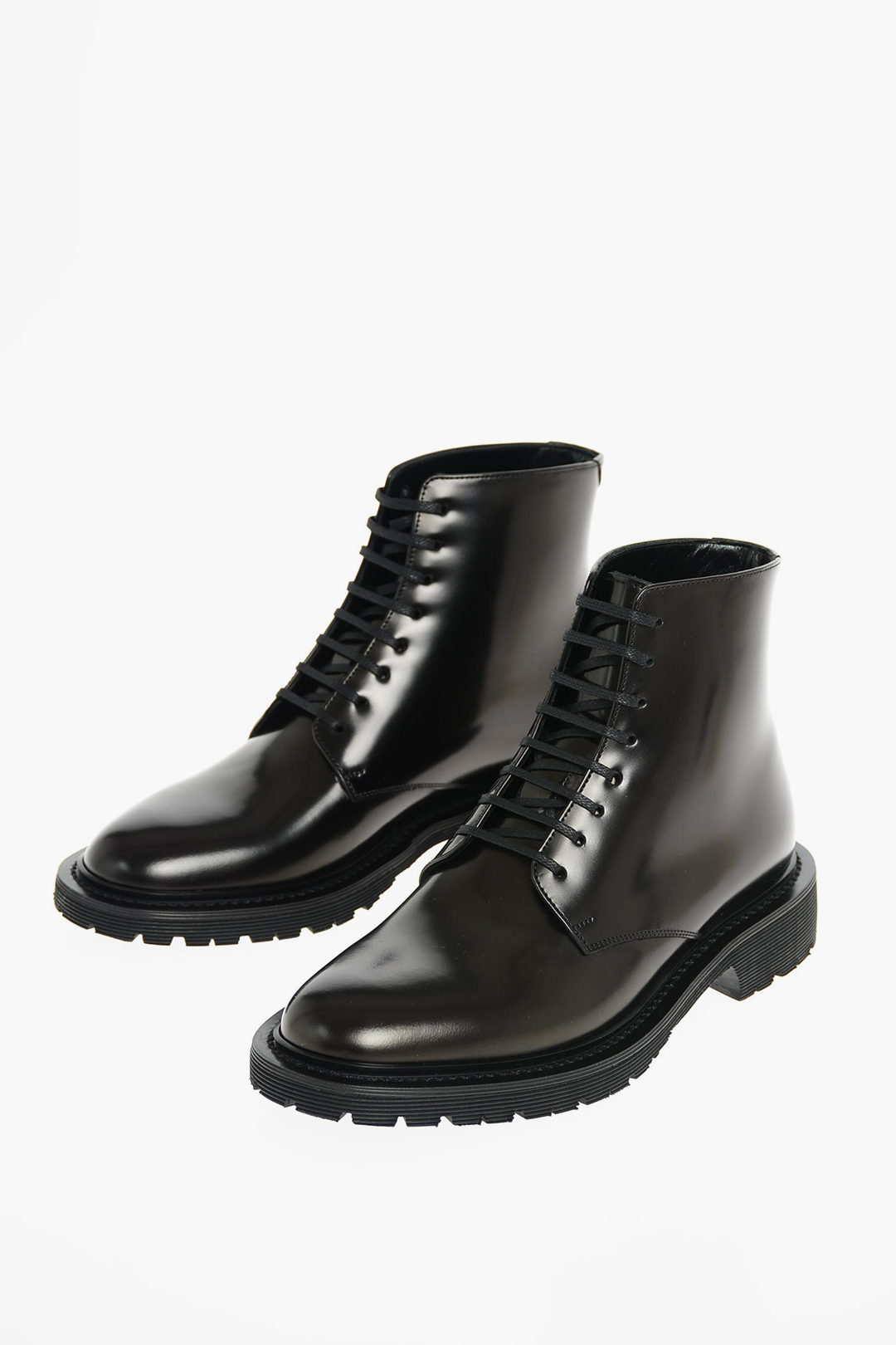 ysl combat boots women