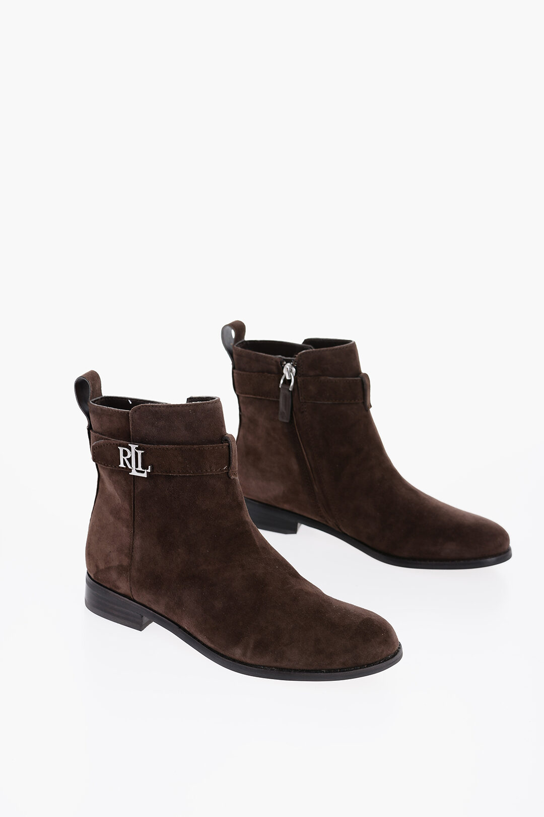 Polo Ralph Lauren LAUREN Suede BRIELE Boots with Straps women Glamood Outlet