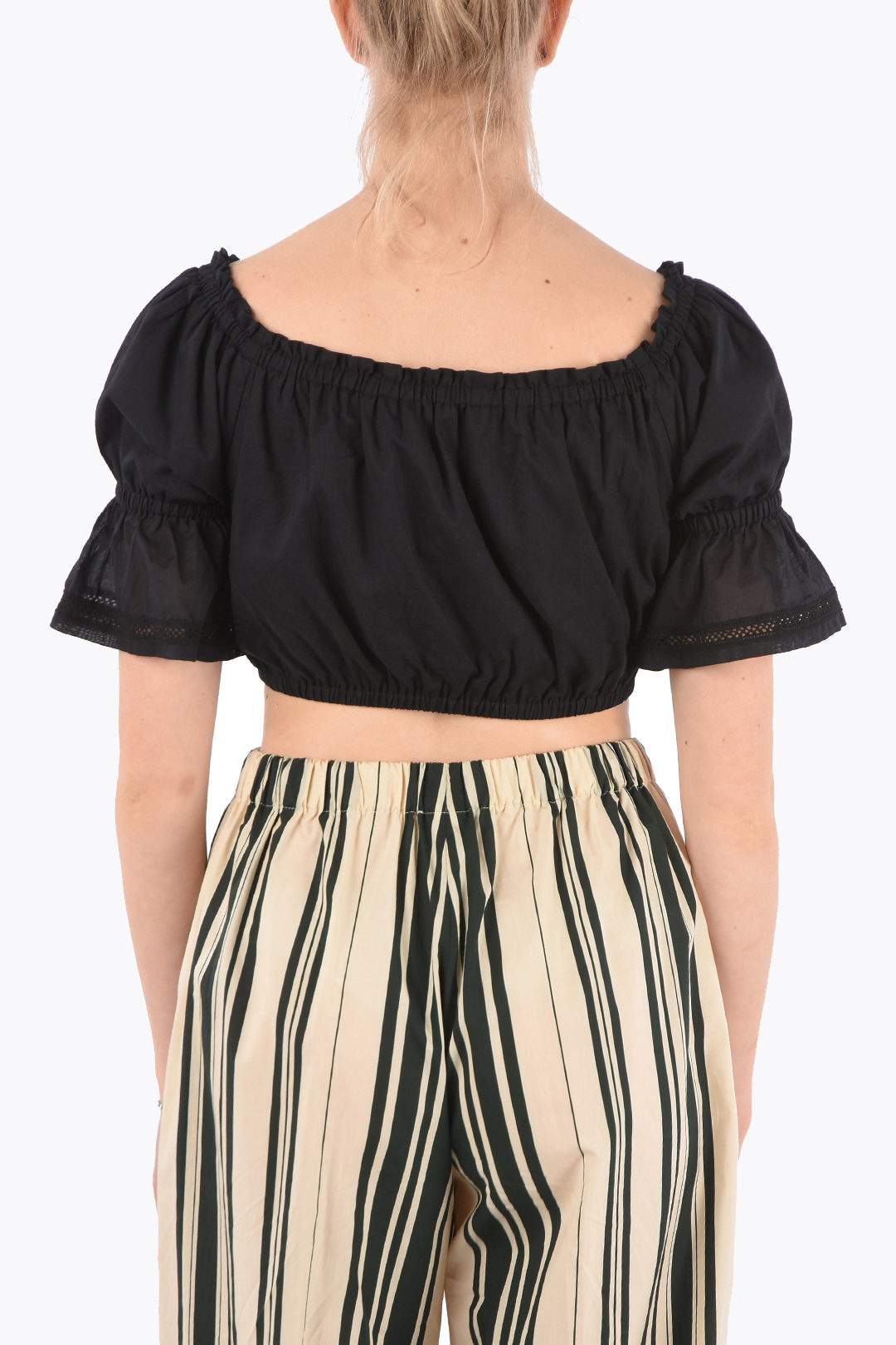 Tory Cropped Off Shoulder Top Tory Cropped Off Shoulder Top