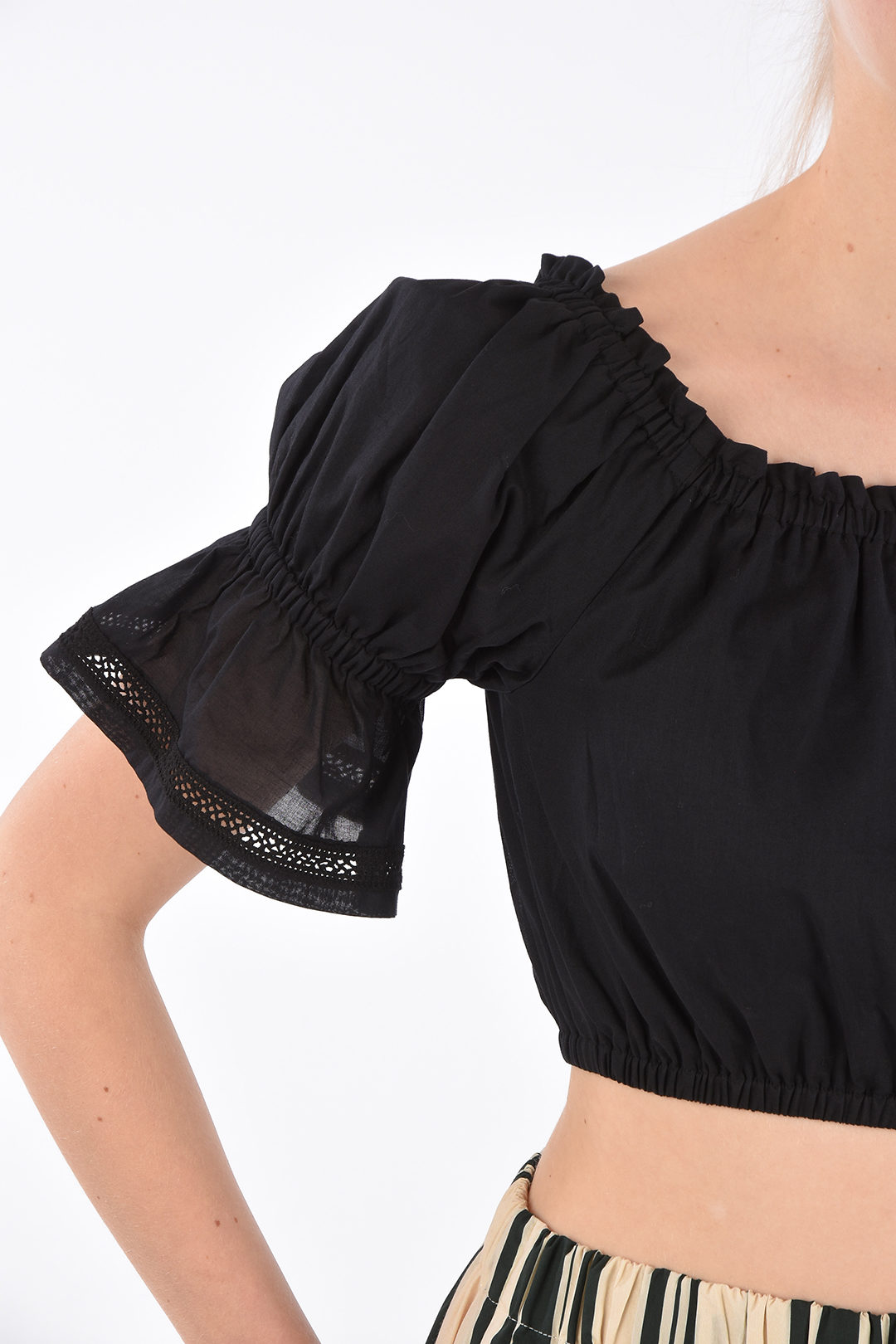 Tory Cropped Off Shoulder Top Tory Cropped Off Shoulder Top