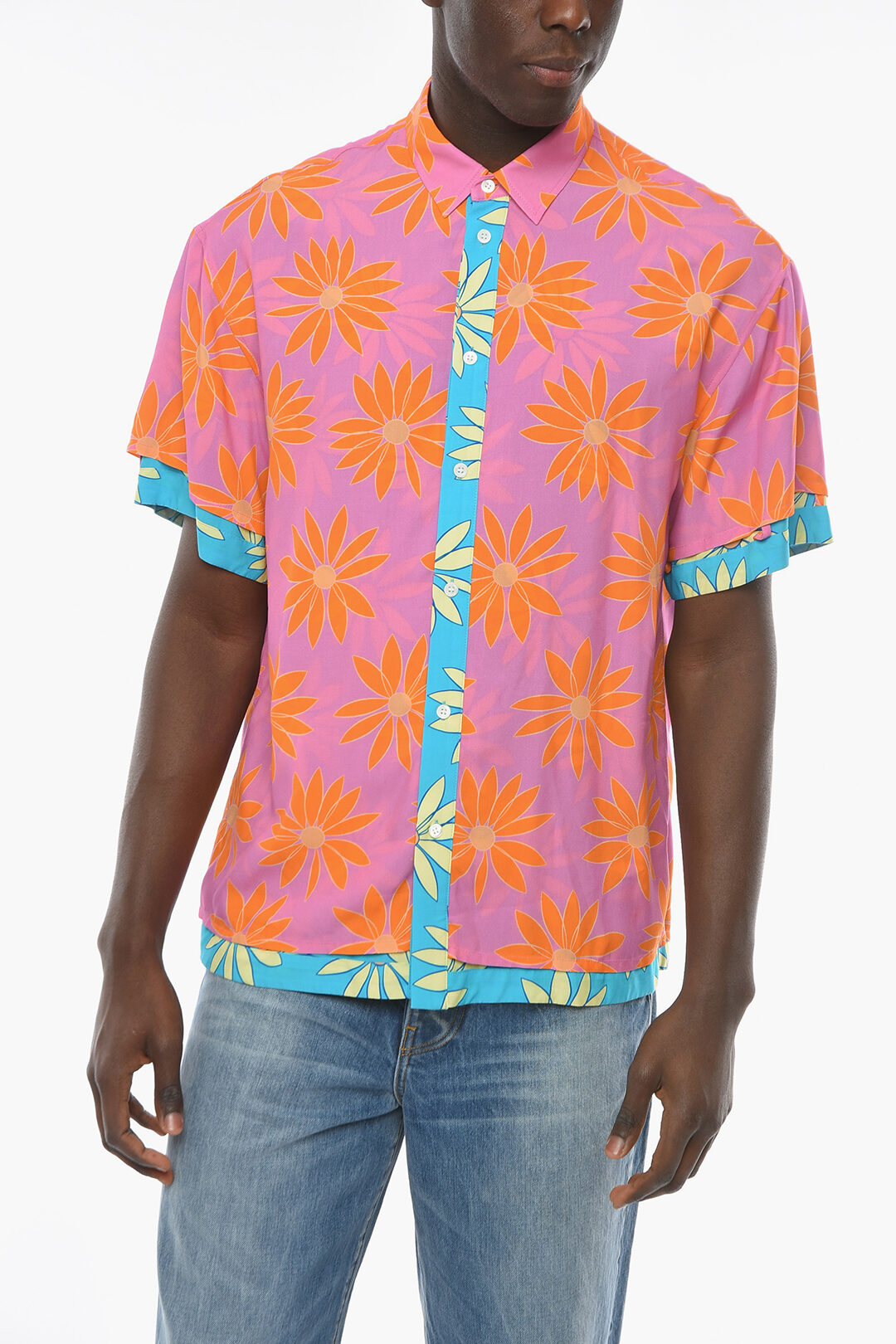 JACQUEMUS LE SPLASH 半袖フラワープリントシャツ Jacquemus LE SPLASH Short-sleeved MELANCIA Floral Patterned