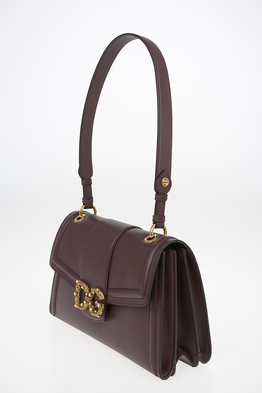 Dolce & Gabbana Leather “DG AMORE” Shoulder bag women - Glamood Outlet