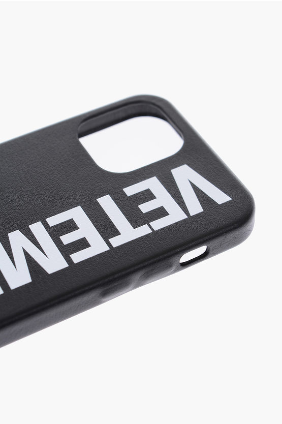 Vetements Leather 12 PRO Iphone Case with Maxi Logo unisex