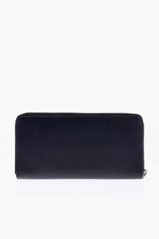 Diesel Leather 24 ZIP Accordion Wallet men Glamood Outlet
