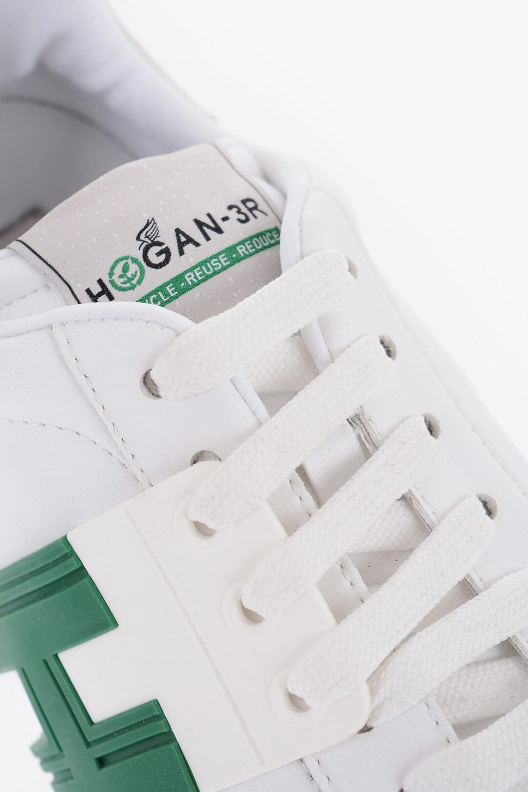 Hogan Leather 3R Low-Top Sneakers with Rubber Sole men