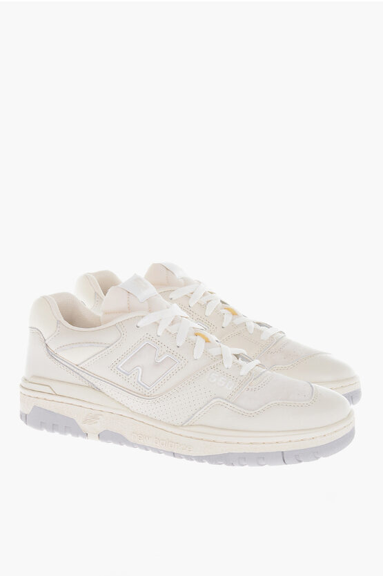 Shop New Balance Leather 550 Low-top Sneakers