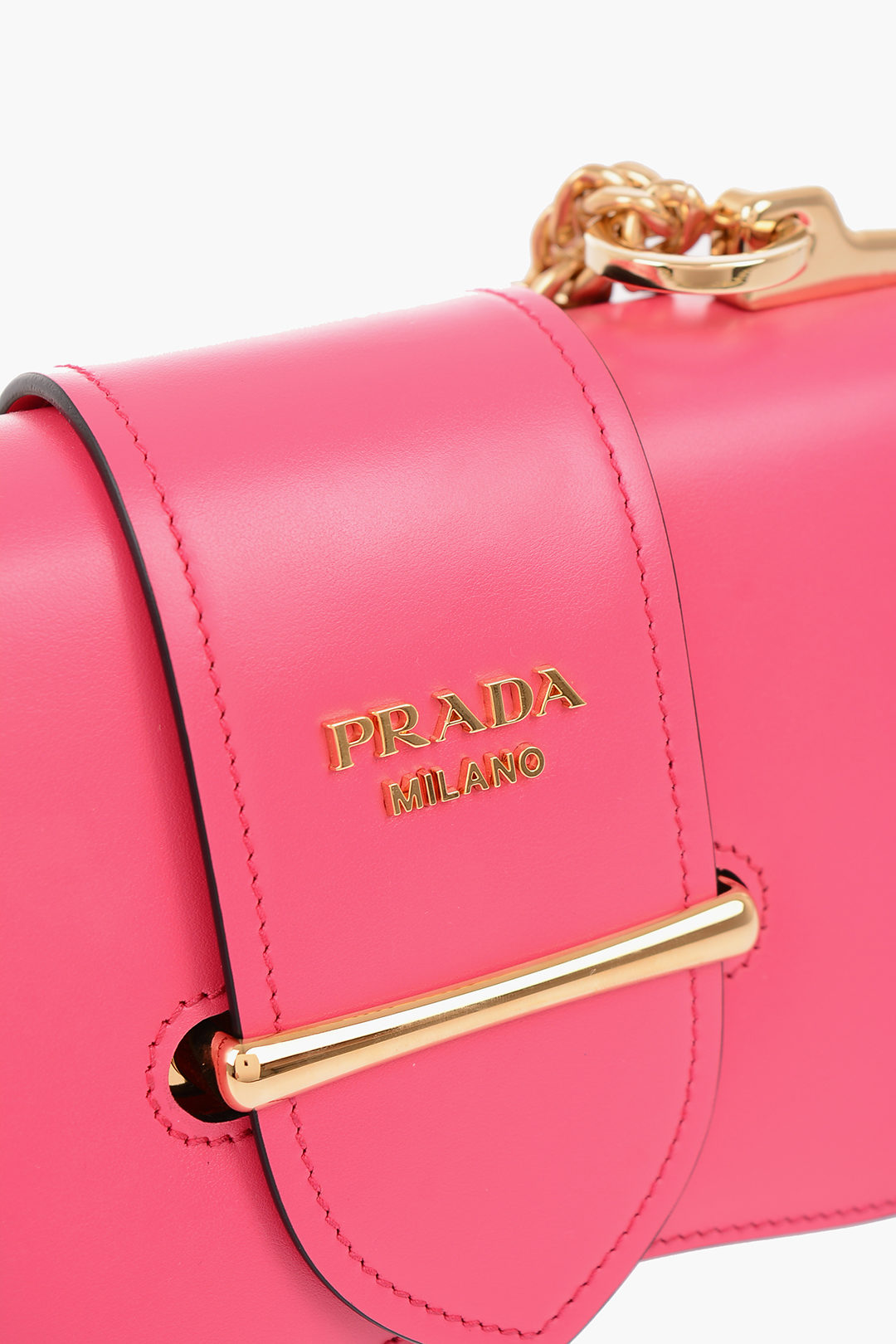 Prada Velvet Pattina Bag With Gold Chain ($1,755) ❤ liked on Polyvore  featuring bags, handbags, purses, chain handle handbags…
