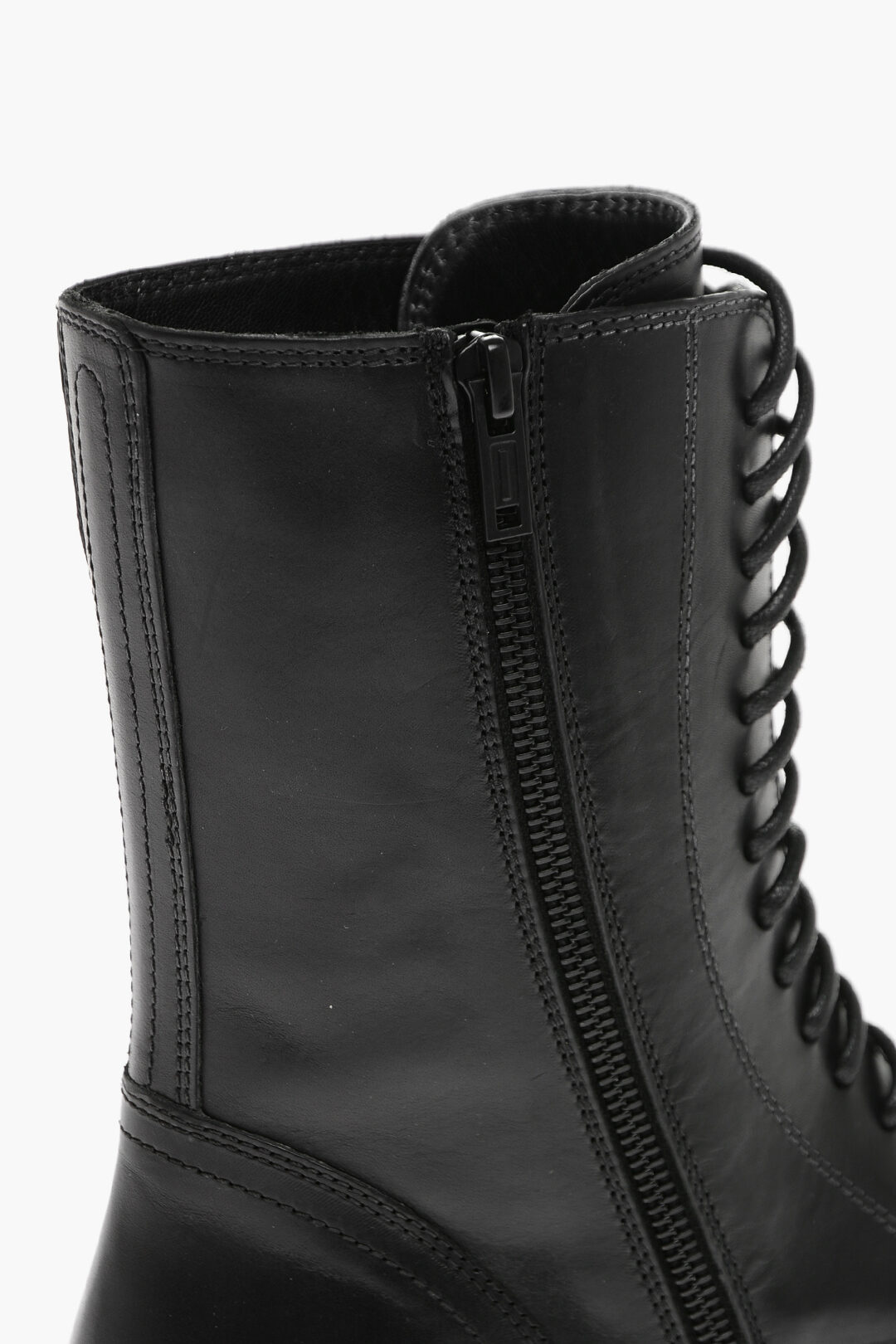 Ann Demeulemeester Leather ALEC Lace-up Combat Booties women - Glamood ...