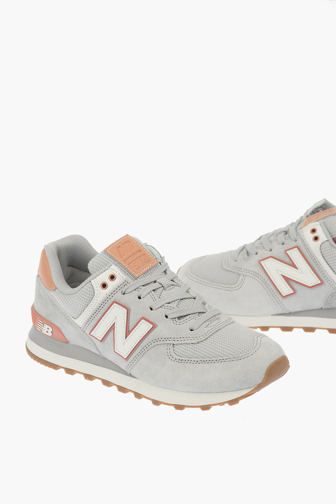 Al por menor Bañera Individualidad New Balance leather and Fabric 574 Sneakers women - Glamood Outlet