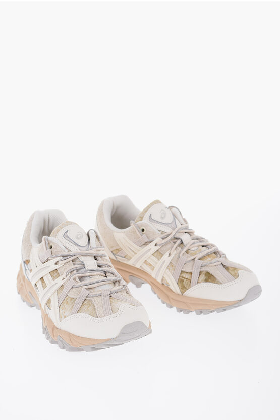 Asics Leather And Fabric Gel-sonoma 15-50 Low Top Sneakers In Neutral