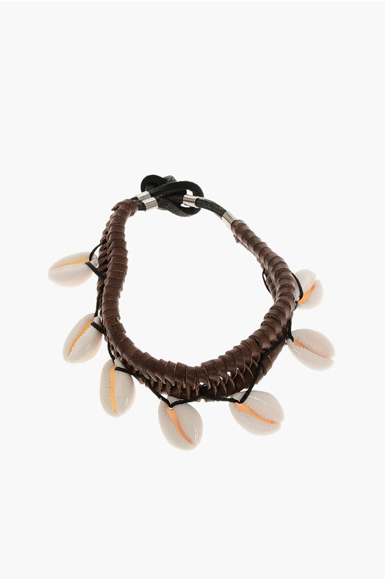 Leather Anklet With… - image