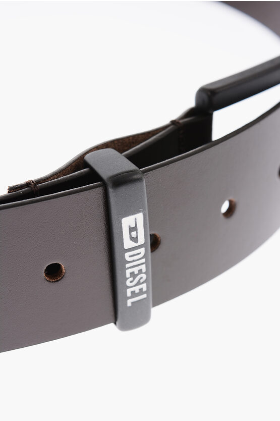 Diesel Leather B-CASTEL II Belt 40mm Men - Glamood Outlet