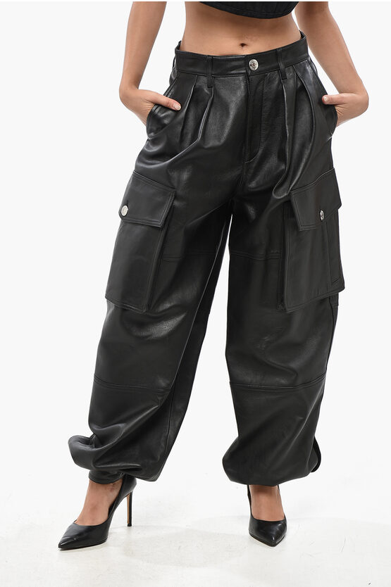 Leather Baggy Fit C… - image