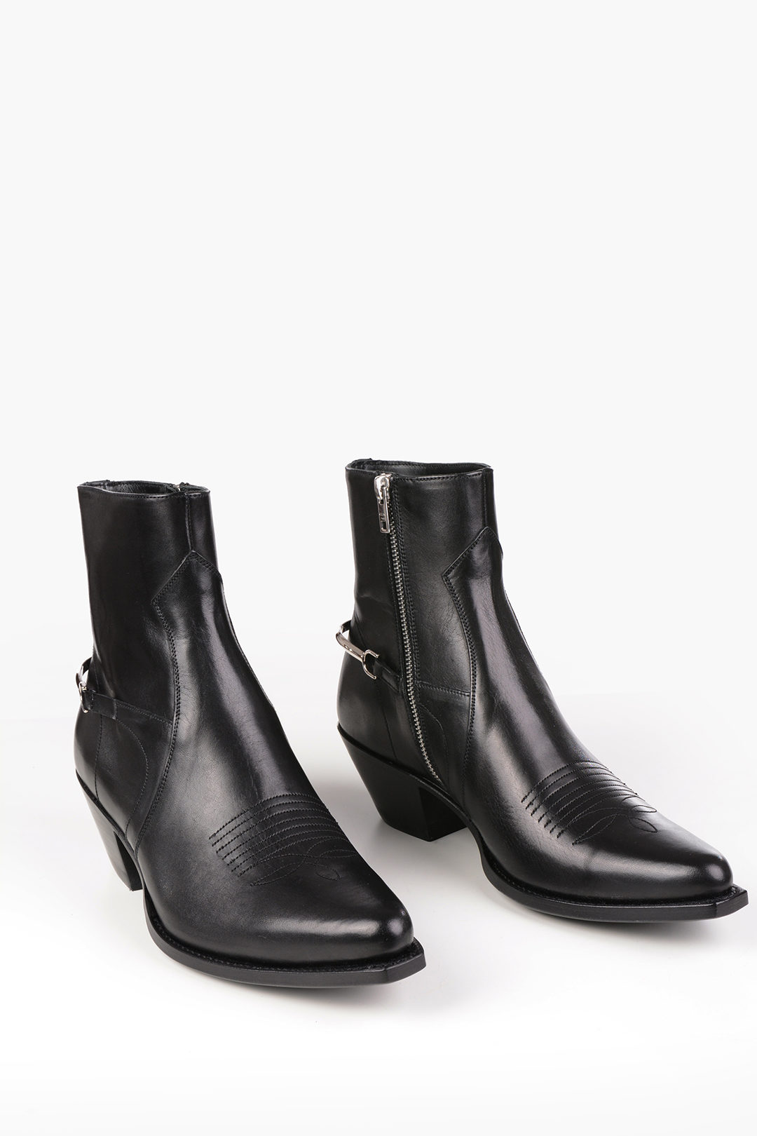 Celine Leather BERLIN CAVALRY Texan Boots 5cm men - Glamood Outlet