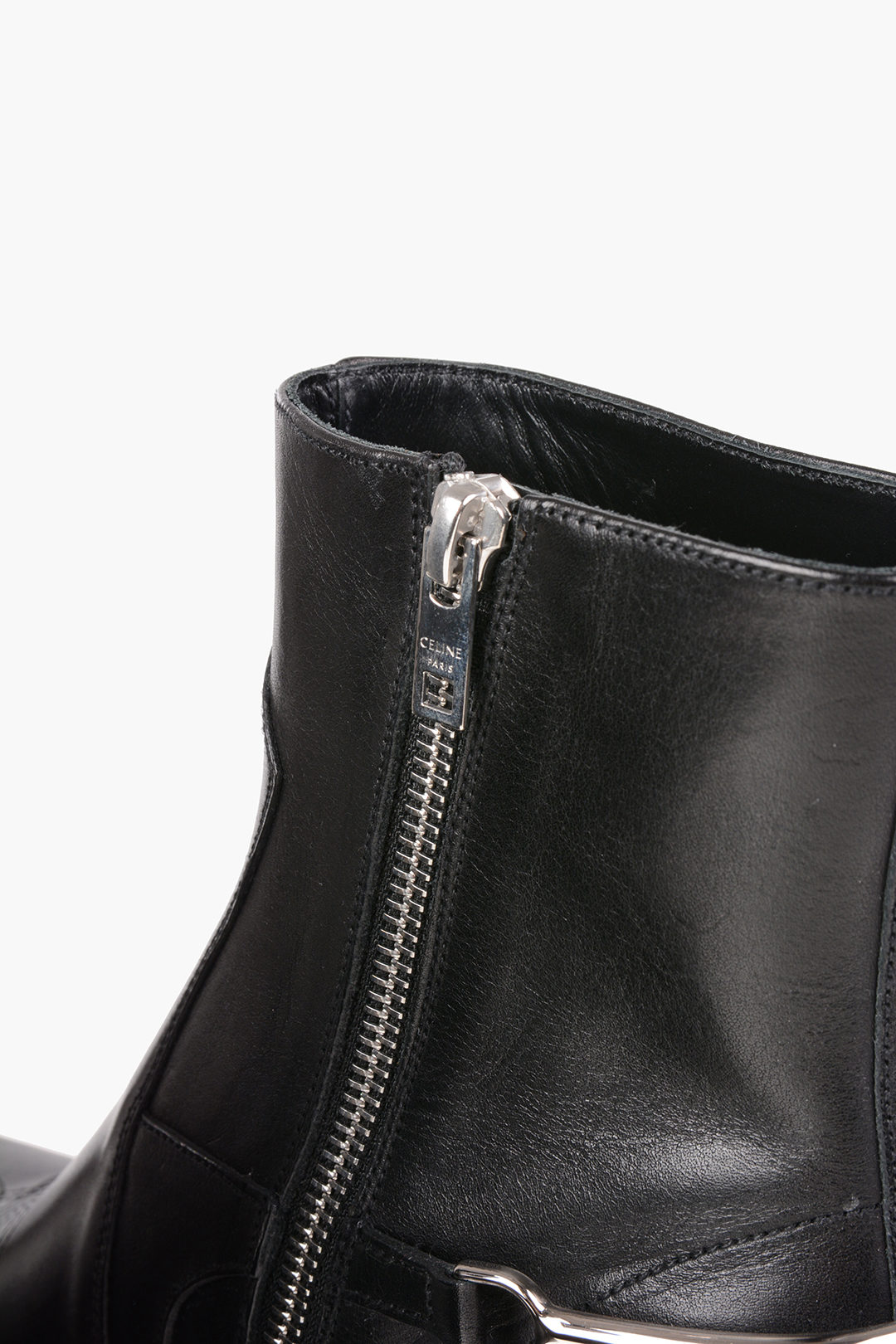 Slip sko kugle beskyldninger Celine Leather BERLIN CAVALRY Texan Boots 5cm men - Glamood Outlet