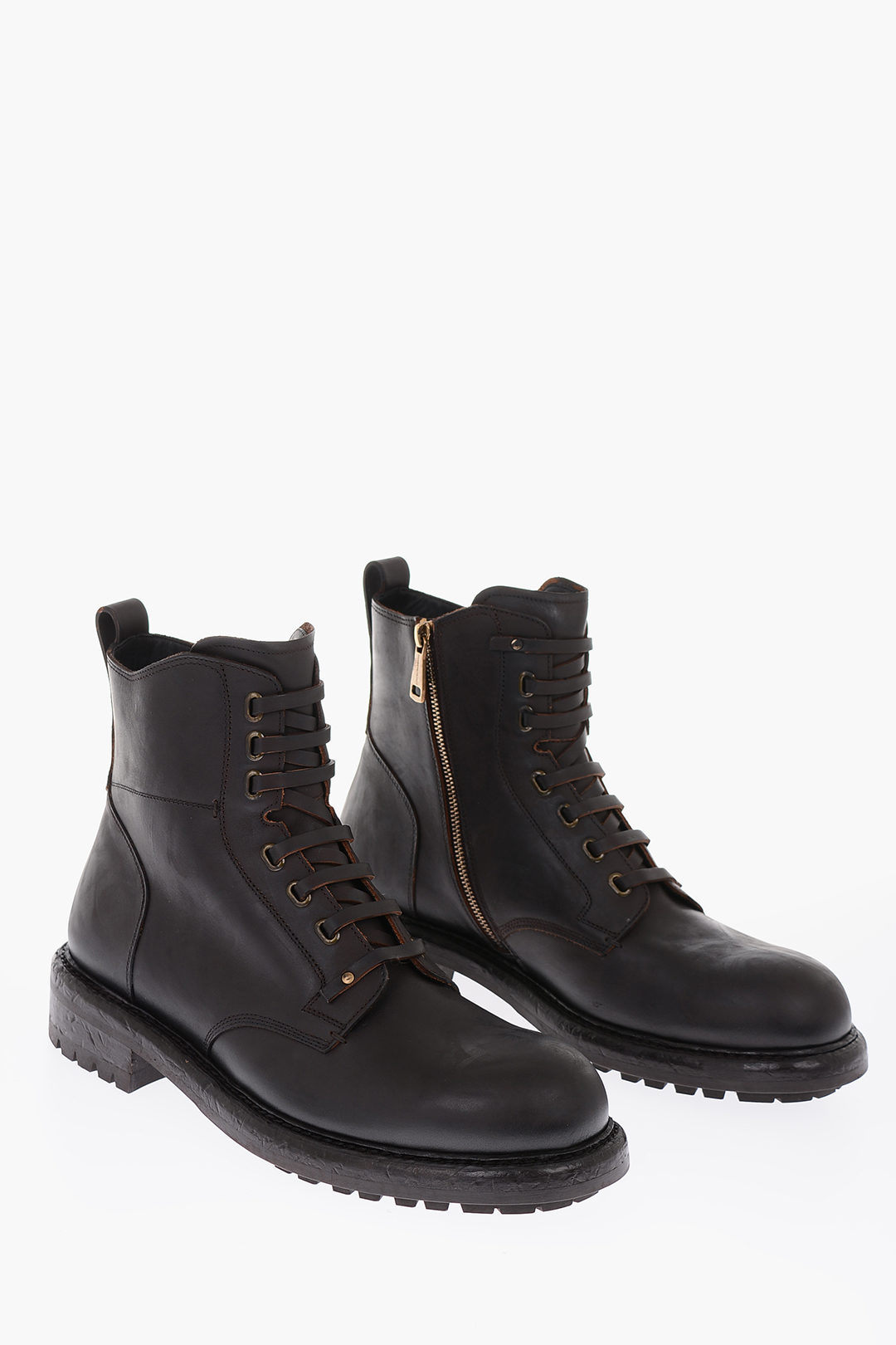 Mens Shoes Boots Casual boots Dolce & Gabbana Leather Bernini Ankle Boots in Black for Men 