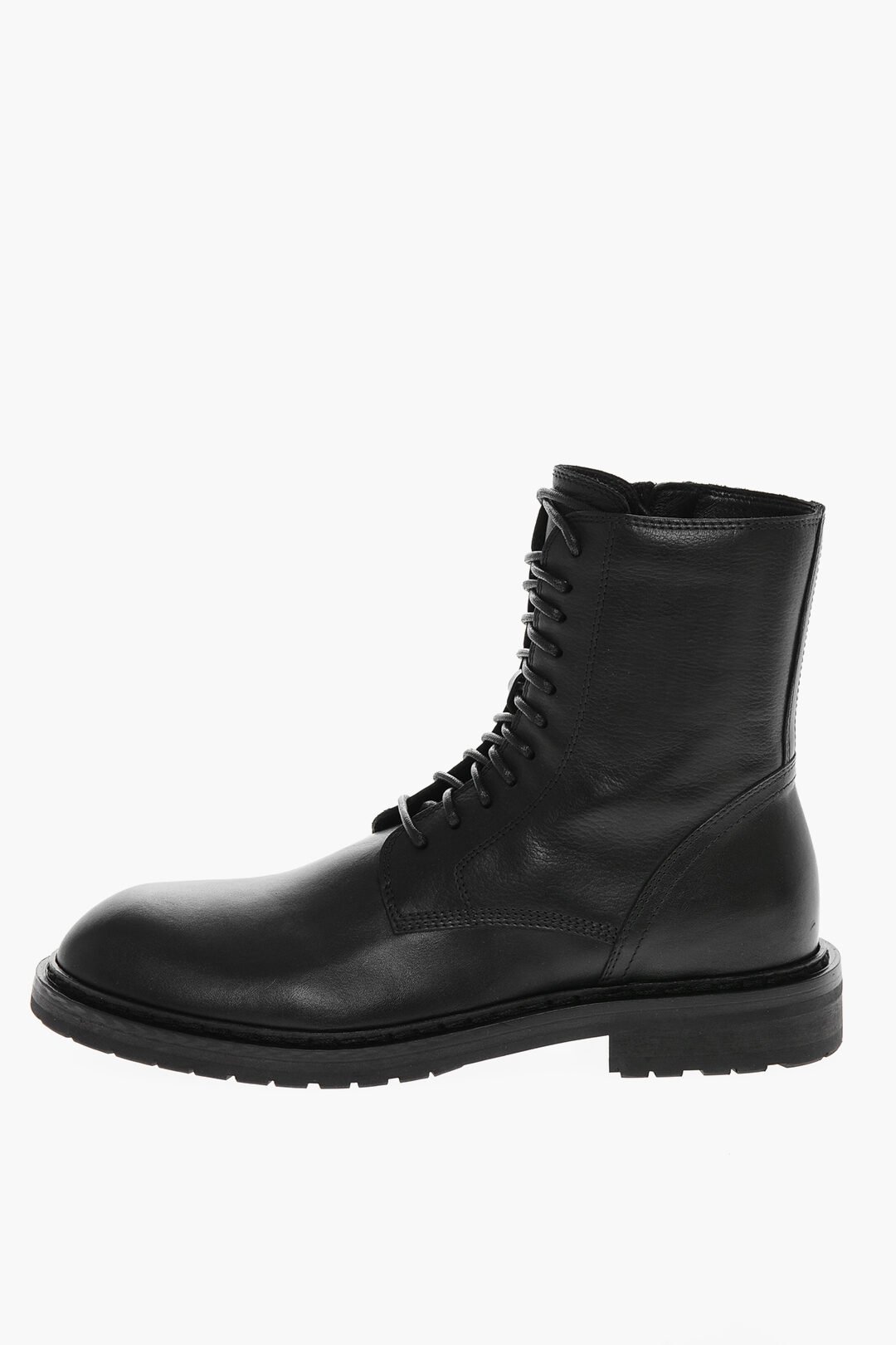 Ann Demeulemeester Leather Biker Ankle Boots with Side Zip men ...