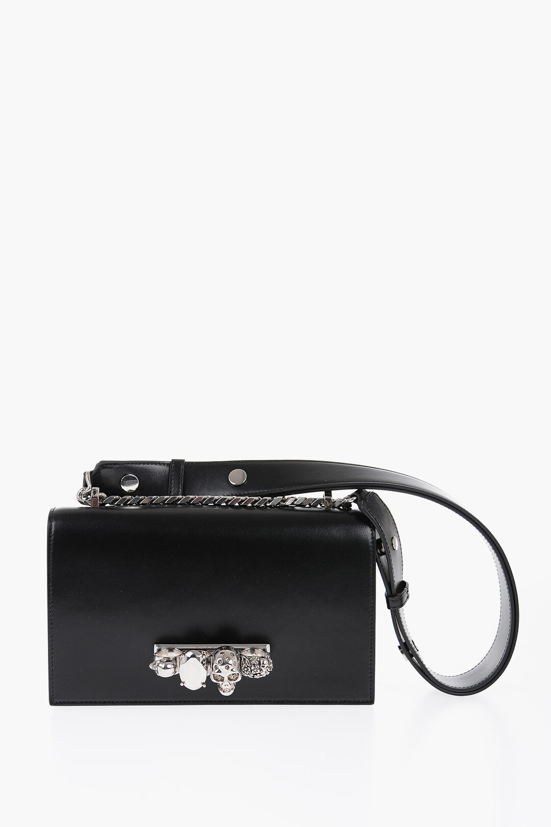 Alexander McQueen Leather BIKER Bag with Ring Application