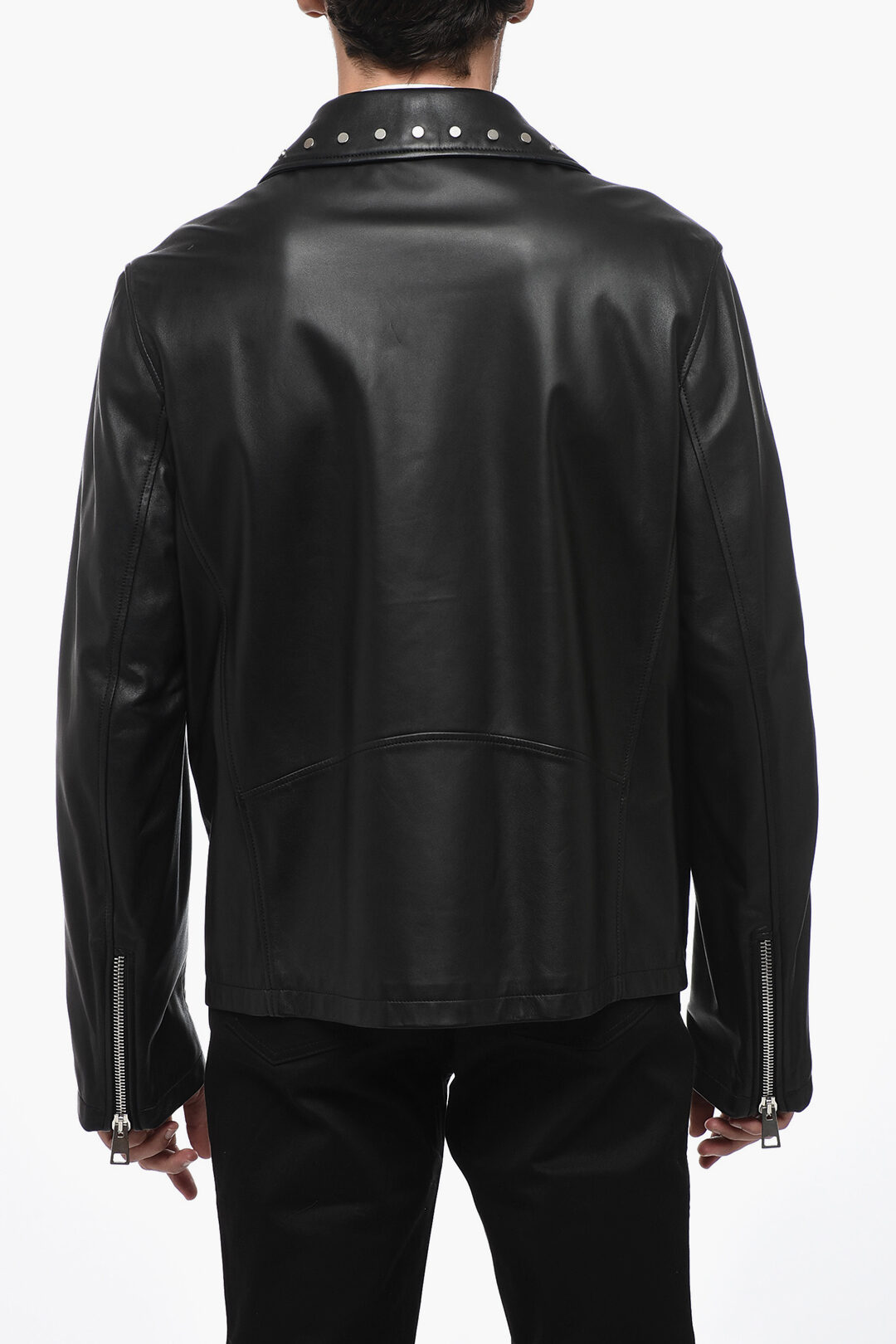 Biker Jacket With Studs Spikes Punk Motorcycle Jacket Punk Leather