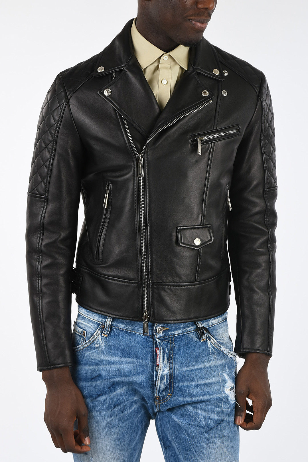 free shipping and return Top Selling Products leather biker jacket