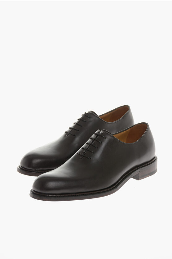 Shop Testoni Leather Bologna Oxford Shoes