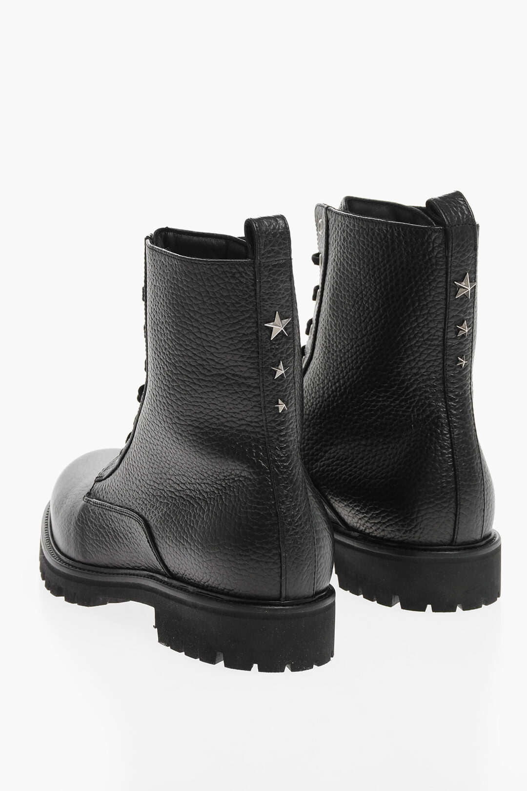 Flat boots with on sale studs