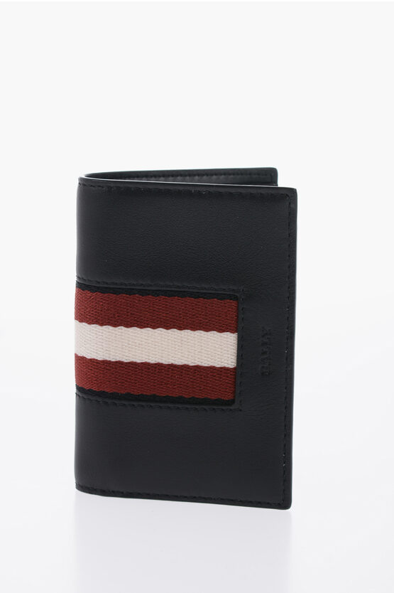 Shop Bally Leather Brycen Wallet With Contrasting Detail