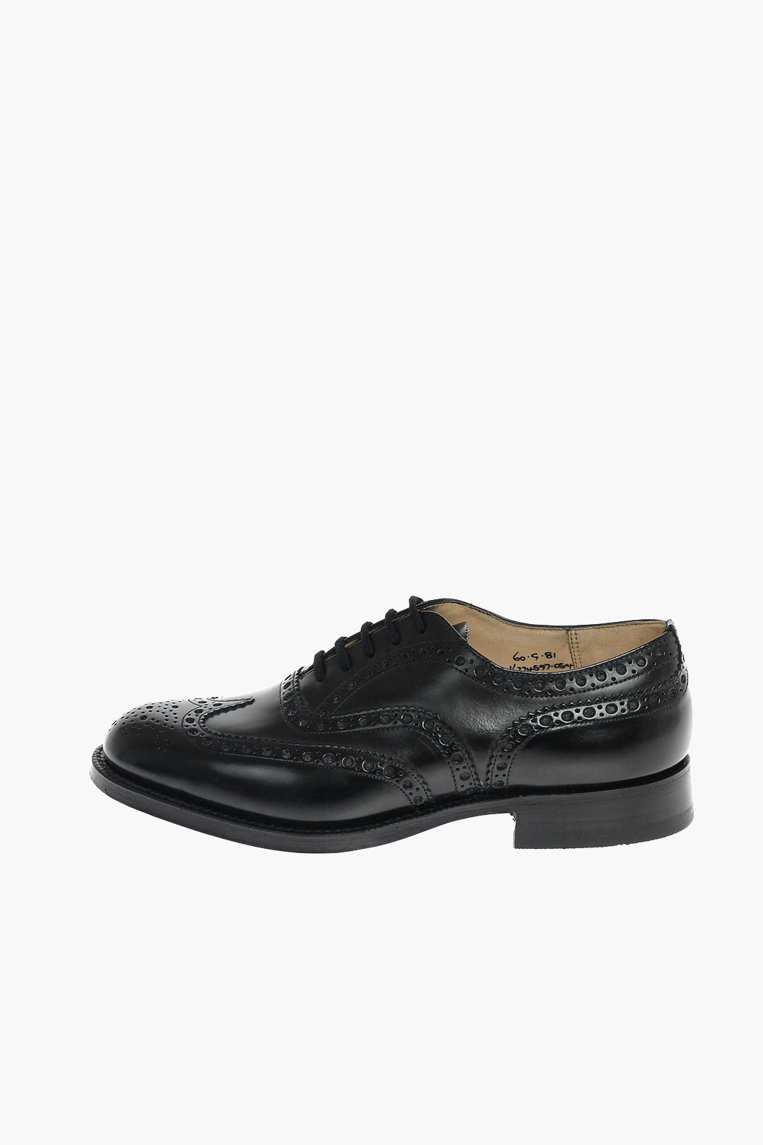 Burwood Men BWD 68 Leather Formal Shoes /Black/41 EU