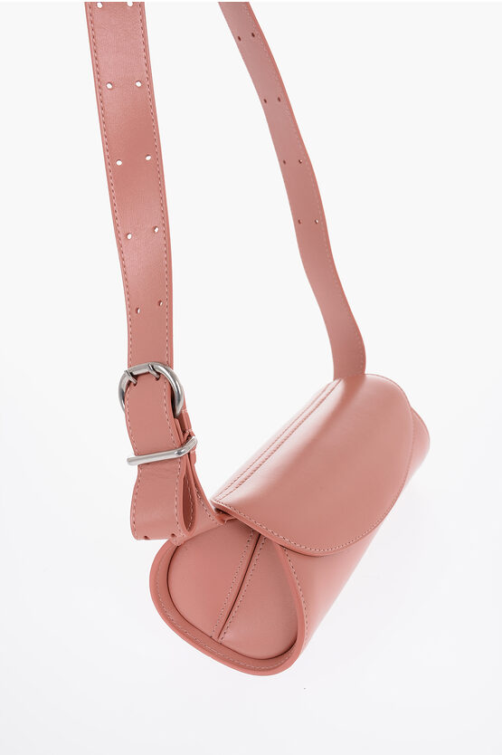 Leather CANNOLO Trunk Bag with Adjustable Strap