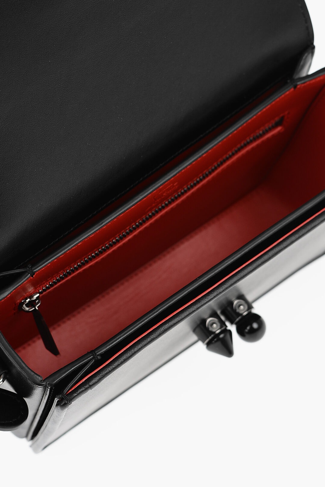 Christian Louboutin Leather CARASKY Shoulder Bag with Studs