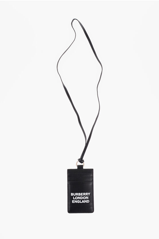 Burberry Leather Card Folder Necklace men - Glamood Outlet