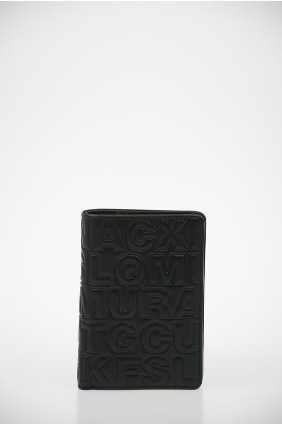 comme des garcons leather card holder