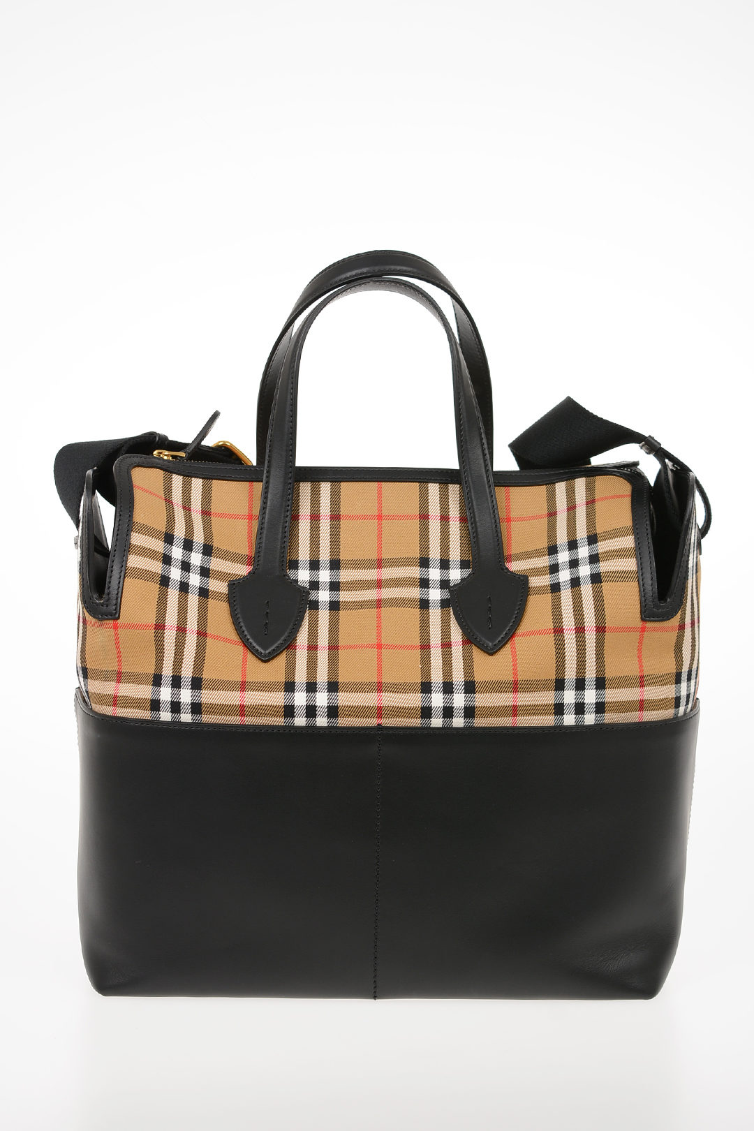 Burberry KIDS Leather Check Mummy Bag with changing table girls - Glamood  Outlet