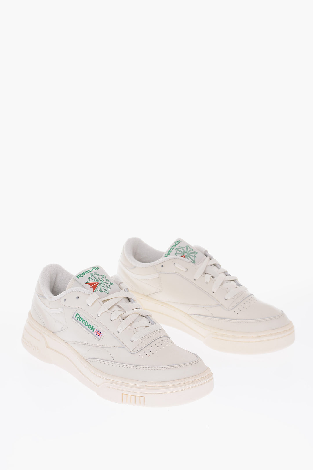 Reebok leather CLUB C STACKED sneakers men women - Glamood Outlet
