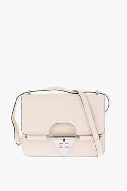 Just Cavalli Leather Cross-body Bag in White Womens Bags Crossbody bags and purses 