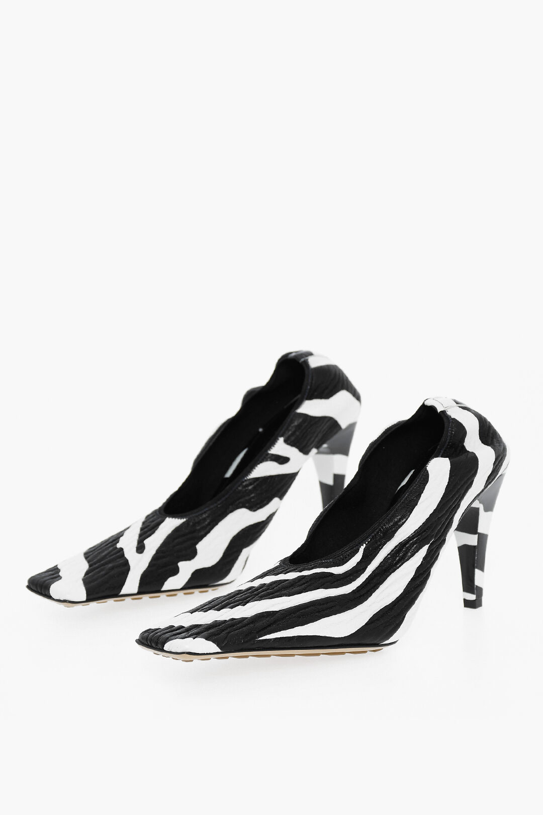 Zebra Pointed Toe Stiletto Heel Courts | boohoo