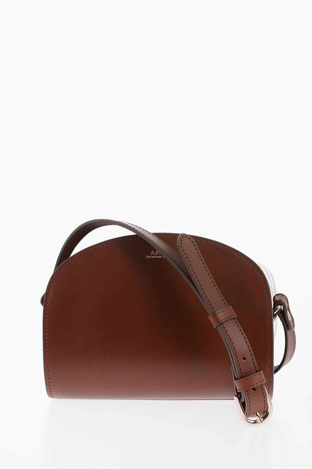 A.P.C. Leather DEMI LUNE Crossbody Bag damen Glamood Outlet