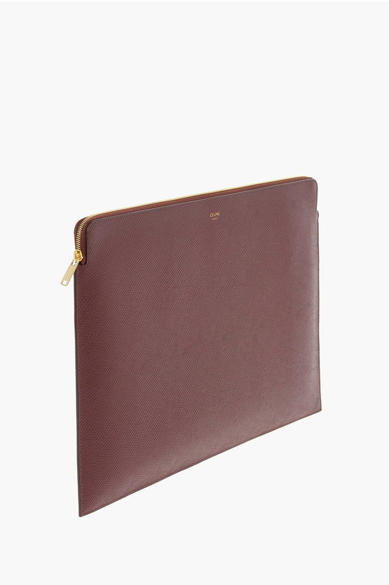 Celine Leather Document Holder with Zip Closure men Glamood Outlet