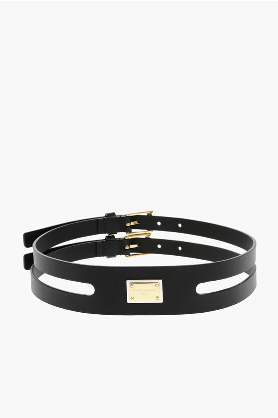 Leather Double Belt… - image