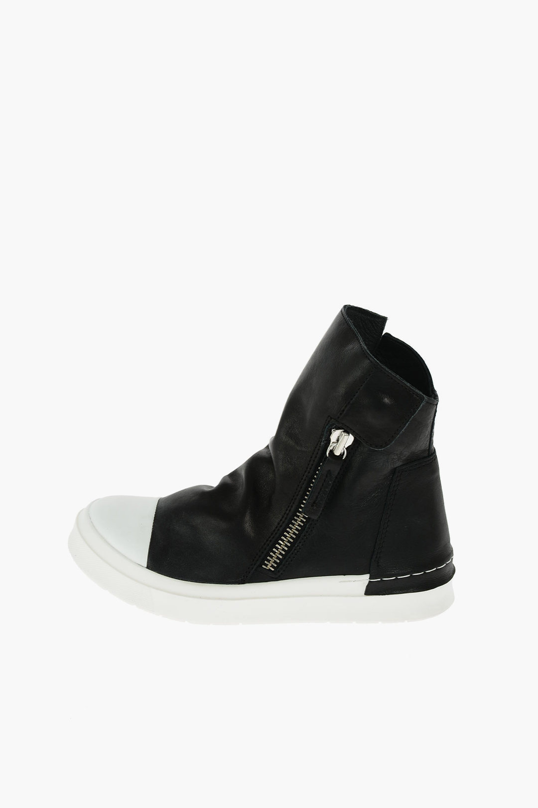 Cinzia Araia leather double zip Skin high top sneakers women